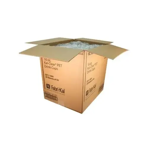 Kal-Clear Lid 3.9X4.5X2.4 IN PET Clear For 16 OZ Cold Cup - pack of 1000 Kal-Clear Lid 3.9X4.5X2.4 IN PET Clear For 16 OZ Cold Cup - pack of 1000