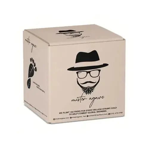 Straw 5.9 IN Agave Black Unwrapped - pack of 2000 Straw 5.9 IN Agave Black Unwrapped - pack of 2000