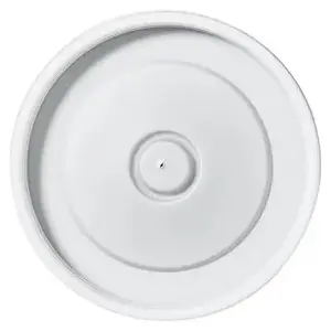 Stanpac FL16P Lid 1 Compartment Plastic White Round For 8-12-16 OZ Soup Cup - pack of 500