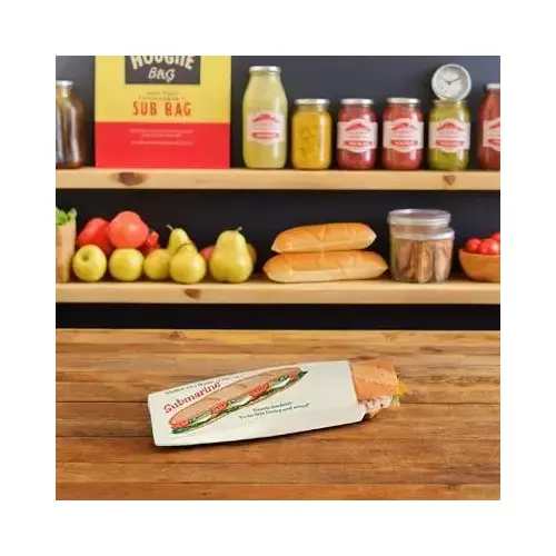 Hoagie & Sub Bag 4.5X2X14 IN Paper - pack of 1000 Hoagie & Sub Bag 4.5X2X14 IN Paper - pack of 1000