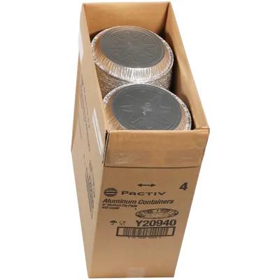 Pactiv Corporation Y20940 Pie Pan 22 OZ 8.2X1 IN Aluminum Silver - pack of 400