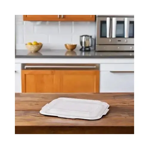 Lid 6X5 IN PET Rectangle For Container - pack of 400