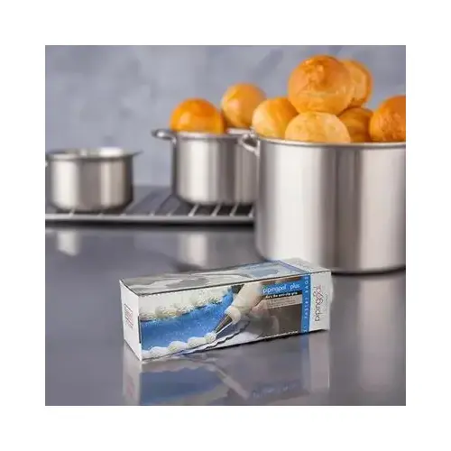 PipingPal Piping & Pastry Bag 21 IN Plastic Clear - pack of 100