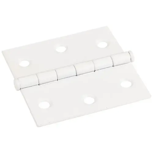 Off White 2-1/2" x 2-1/2" Swaged Butt Hinge - pack of 50 Off White 2-1/2" x 2-1/2" Swaged Butt Hinge - pack of 50