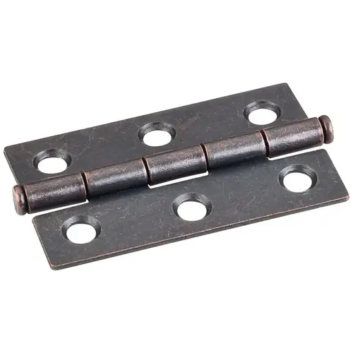 Dark Antique Copper Machined 2-1/2" x 1-1/2" Single Half Swaged Butt Hinge - pack of 100 Dark Antique Copper Machined 2-1/2" x 1-1/2" Single Half Swaged Butt Hinge - pack of 100