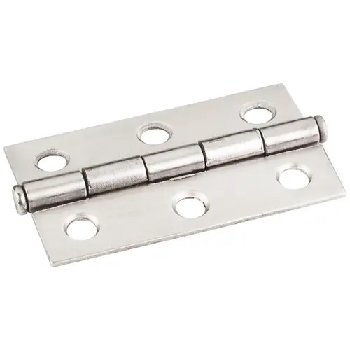 Stainless Steel 2-1/2" x 1-1/2" Single Half Swaged Butt Hinge - pack of 100 Stainless Steel 2-1/2" x 1-1/2" Single Half Swaged Butt Hinge - pack of 100