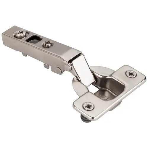 110 degree Full Overlay Cam Adjustable Standard Duty Free-Swinging Hinge with Press-in 8 mm Dowels 110 degree Full Overlay Cam Adjustable Standard Duty Free-Swinging Hinge with Press-in 8 mm Dowels