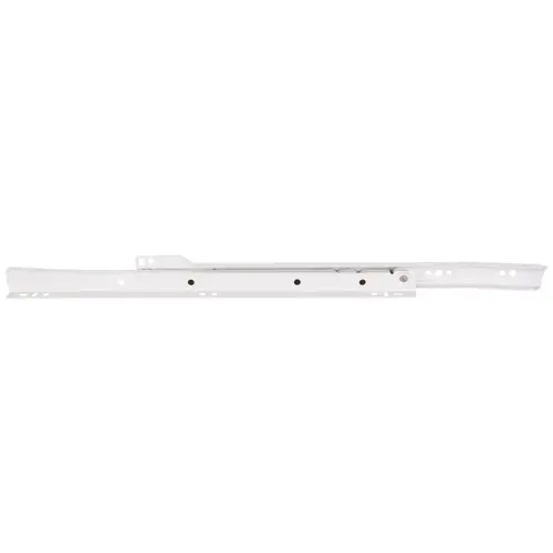 18" (450 mm) Standard Duty Cream White Self-closing 3/4 Extension Side Mount Epoxy Slide, Split Slides in Bulk Pack Screws & Instruction Incl. - pack of 20 18" (450 mm) Standard Duty Cream White Self-closing 3/4 Extension Side Mount Epoxy Slide, Split Slides in Bulk Pack Screws & Instruction Incl. - pack of 20