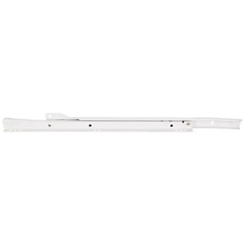 16-3/8" (416 mm) Heavy Duty Double Captive Cream White Self-closing 3/4 Extension Side Mount Epoxy Slide, Split Slides in 16-3/8" (416 mm) Heavy Duty Double Captive Cream White Self-closing 3/4 Extension Side Mount Epoxy Slide, Split Slides in