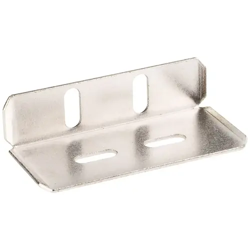 2" x 1" x 5/8" Bright Nickel Drawer Front Adjustment Bracket 2" x 1" x 5/8" Bright Nickel Drawer Front Adjustment Bracket