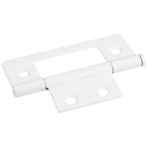 Bright White 3" Loose Pin Non-Mortise Hinge 4 Hole - pack of 50 Bright White 3" Loose Pin Non-Mortise Hinge 4 Hole - pack of 50