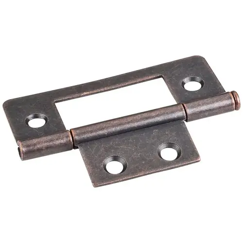 Dark Antique Copper Machined 3" Loose Pin Non-Mortise Hinge 4 Hole - pack of 50 Dark Antique Copper Machined 3" Loose Pin Non-Mortise Hinge 4 Hole - pack of 50