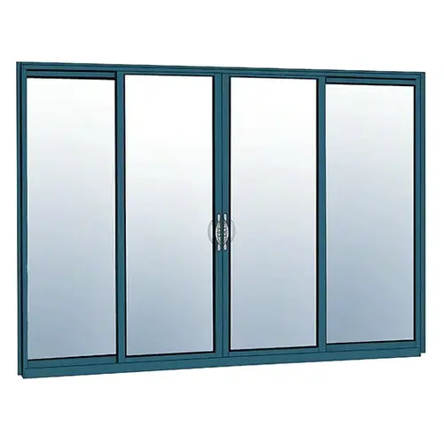 OXXO Sliding Door Thermally Broken Fin Frame Unglazed KD Kit With Screen Custom Painted OXXO Sliding Door Thermally Broken Fin Frame Unglazed KD Kit With Screen Custom Painted