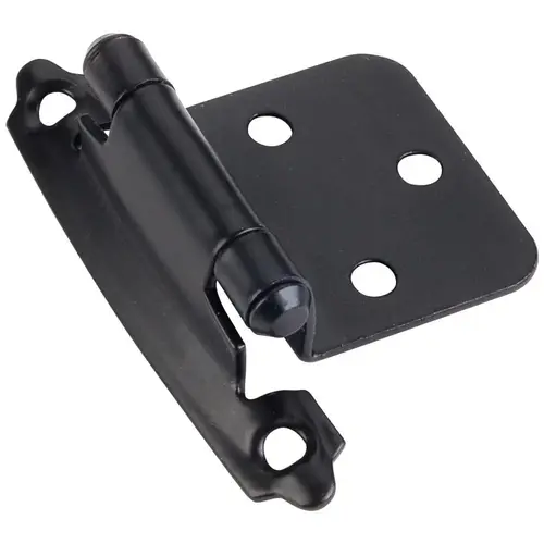 Decorative Self-closing Overlay Hinge, Face Frame Mount - Black - pack of 125 Decorative Self-closing Overlay Hinge, Face Frame Mount - Black - pack of 125