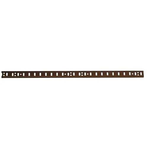 48" Brown Single-Track Shelf Standard - pack of 20 48" Brown Single-Track Shelf Standard - pack of 20