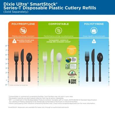 Dixie Ultra DUSSK5 Dixie Ultra Smartstock Series-T Polystyrene Knife Refill Black Case Of 960
