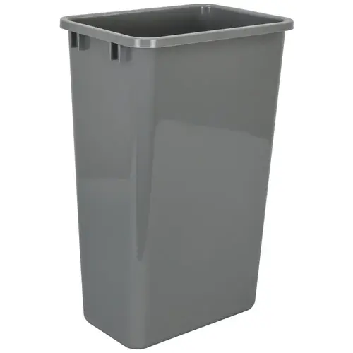 Grey 50 Quart Plastic Waste Container Grey 50 Quart Plastic Waste Container