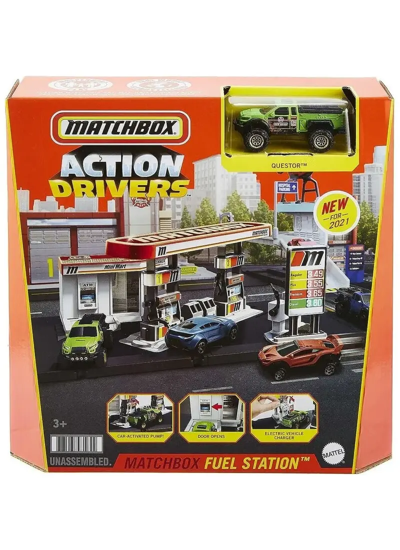 Matchbox GVY82-XCP4 Playset Action Drivers Plastic Multicolored