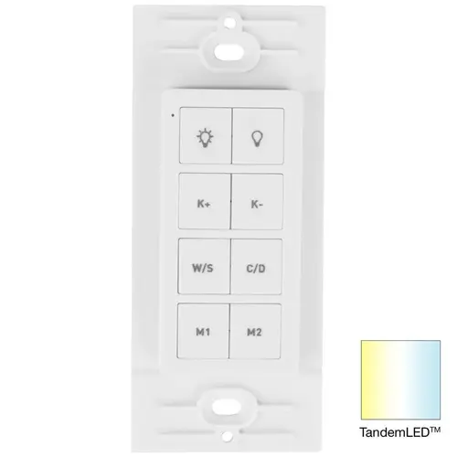 Tunable-White Radio Frequency Wireless 1 Zone LED Controller, White Tunable-White Radio Frequency Wireless 1 Zone LED Controller, White