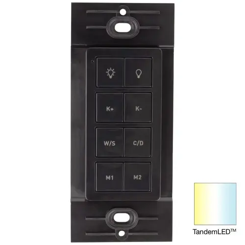 Tunable-White Radio Frequency Wireless 1 Zone LED Controller, Black Tunable-White Radio Frequency Wireless 1 Zone LED Controller, Black