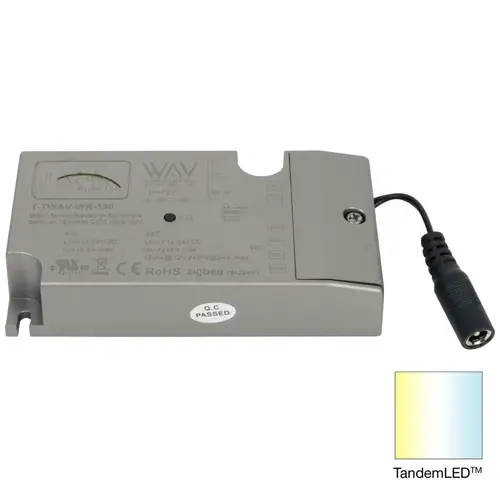 120-Watt WAV SMART CONTROL Single-White/Tunable-White Smart Receiver, Zigbee Technology 120-Watt WAV SMART CONTROL Single-White/Tunable-White Smart Receiver, Zigbee Technology