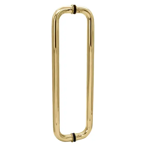 18" Pull - 1" Diameter Back To Back Pull Handles - Polished Brass 18" Pull - 1" Diameter Back To Back Pull Handles - Polished Brass