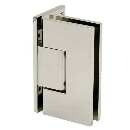 Glendale Square 5 Degree Positive Close Wall Mount Offset Back Plate - Polished Nickel