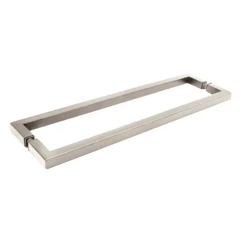 24" Back-to-Back Square Towel Bars With Mitered Corners - Polished Nickel 24" Back-to-Back Square Towel Bars With Mitered Corners - Polished Nickel