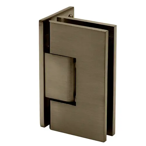 Glendale Square 5 Degree Positive Close Wall Mount Offset Back Plate - Brushed Bronze