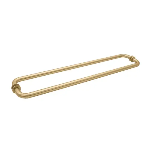 30" X 30" Back-to-Back Towel Bar W/Washer - Satin Brass