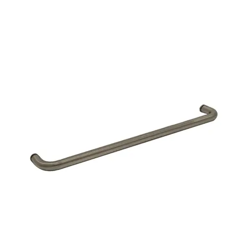 20" Tubular Towel Bar Single-Sided No Washers for 1/4" to 1/2" Glass - Brushed Bronze 20" Tubular Towel Bar Single-Sided No Washers for 1/4" to 1/2" Glass - Brushed Bronze