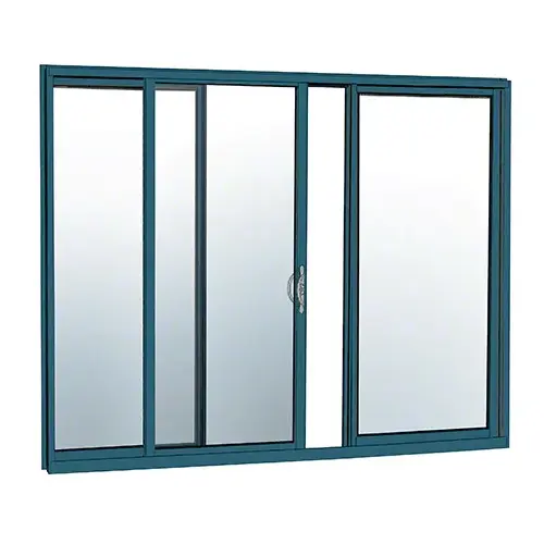 OXO Sliding Door Thermally Broken Fin Frame Unglazed KD Kit With Screen Custom Painted OXO Sliding Door Thermally Broken Fin Frame Unglazed KD Kit With Screen Custom Painted