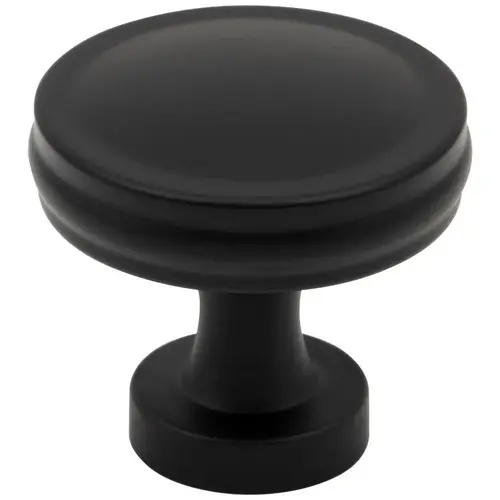 1-3/8" Diameter Matte Black Jules Cabinet Knob 1-3/8" Diameter Matte Black Jules Cabinet Knob