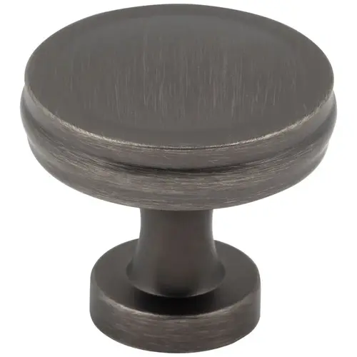 1-3/8" Diameter Brushed Pewter Jules Cabinet Knob 1-3/8" Diameter Brushed Pewter Jules Cabinet Knob