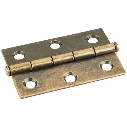 Antique Brass 2-1/2" x 1-11/16" Single Full Swaged Butt Hinge - pack of 100 Antique Brass 2-1/2" x 1-11/16" Single Full Swaged Butt Hinge - pack of 100