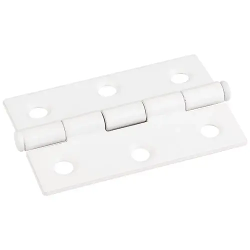 Bright White 2-1/2" x 1-11/16" Single Full Swaged Butt Hinge - pack of 100 Bright White 2-1/2" x 1-11/16" Single Full Swaged Butt Hinge - pack of 100