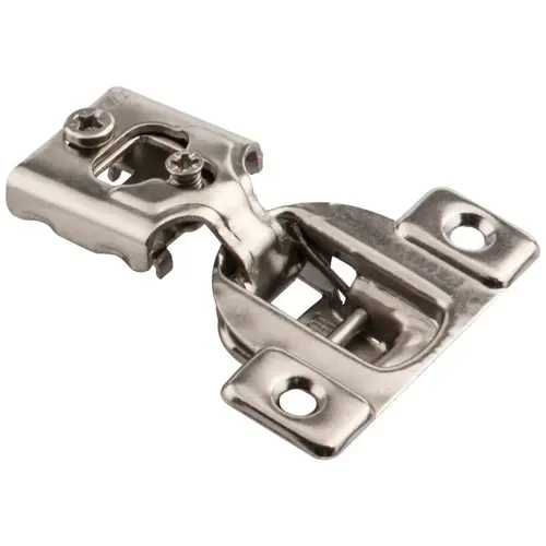 105 degree 1/2" Overlay Standard Duty Self-close Compact Hinge without Dowels - pack of 50 105 degree 1/2" Overlay Standard Duty Self-close Compact Hinge without Dowels - pack of 50
