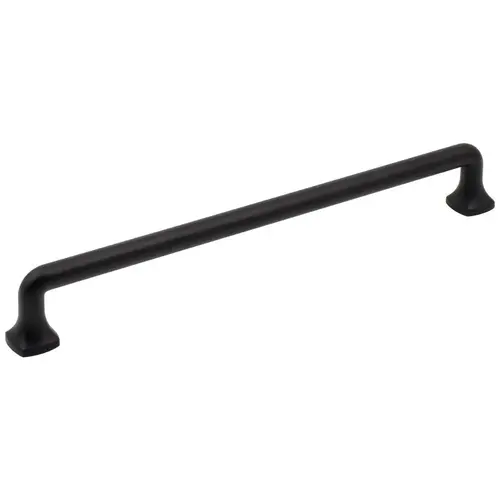 224 mm Center-to-Center Matte Black Griffin Cabinet Pull 224 mm Center-to-Center Matte Black Griffin Cabinet Pull