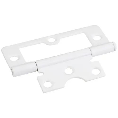 Bright White 3" Swaged Loose Pin Non-Mortise Hinge with 6 Holes - pack of 50 Bright White 3" Swaged Loose Pin Non-Mortise Hinge with 6 Holes - pack of 50
