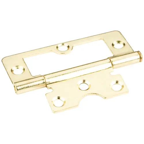 Polished Brass 3" Swaged Loose Pin Non-Mortise Hinge with 6 Holes - pack of 50 Polished Brass 3" Swaged Loose Pin Non-Mortise Hinge with 6 Holes - pack of 50