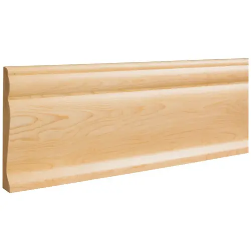 3/4" D x 4-3/4" H Hard Maple Base Moulding