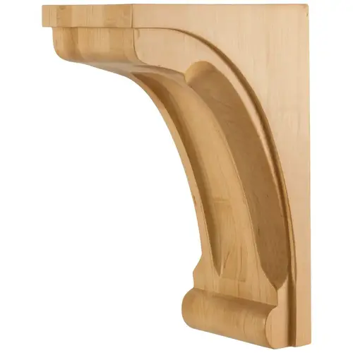 5" W x 8" D x 12" H Rubberwood Scooped Corbel 5" W x 8" D x 12" H Rubberwood Scooped Corbel