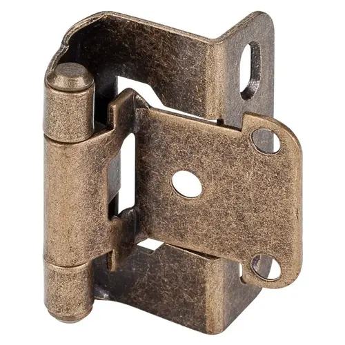 1/2" Overlay Self-closing Partial Wrap 2 Hole Burnished Brass - pack of 40000 1/2" Overlay Self-closing Partial Wrap 2 Hole Burnished Brass - pack of 40000