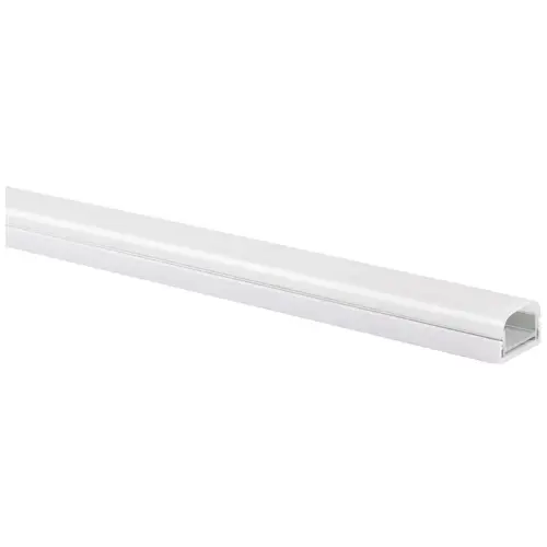 48" Premium Flat Surface-Mount Aluminum Profile with Frosted Lens, White