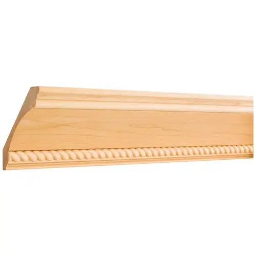 3/4" D x 4-7/8" H Poplar Rope Crown Moulding - 96" Length 3/4" D x 4-7/8" H Poplar Rope Crown Moulding - 96" Length