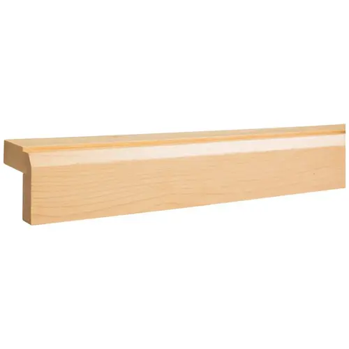 2-1/8" D x 2-1/8" H Hard Maple Beveled Shaker Light Rail Moulding - 96" Length - pack of 3 2-1/8" D x 2-1/8" H Hard Maple Beveled Shaker Light Rail Moulding - 96" Length - pack of 3