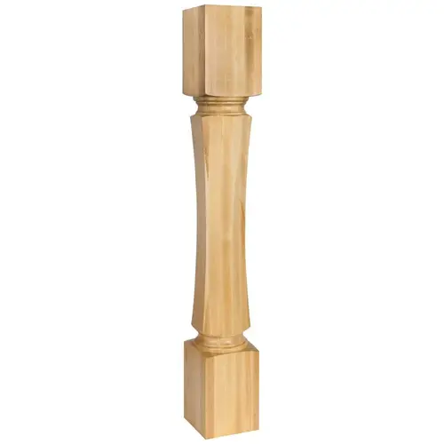 5" W x 5" D x 35-1/2" H Hard Maple Hexagonal Post 5" W x 5" D x 35-1/2" H Hard Maple Hexagonal Post