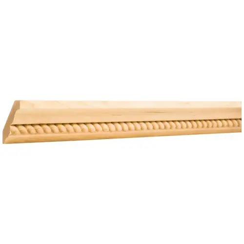 5/8" D x 2-3/4" H Hard Maple Rope Crown Moulding - 96" Length 5/8" D x 2-3/4" H Hard Maple Rope Crown Moulding - 96" Length