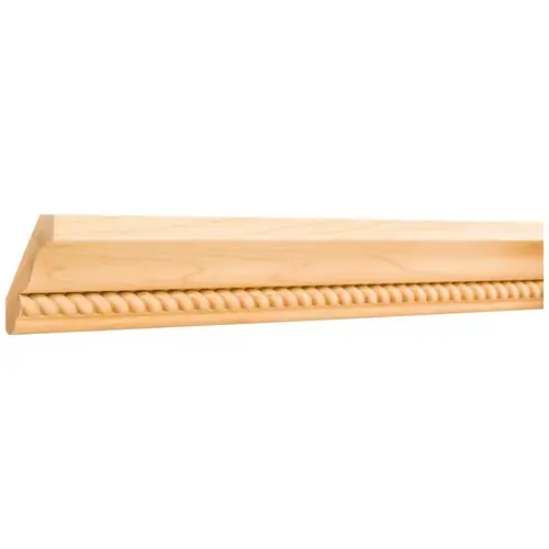 3/4" D x 3-3/8" H Alder Rope Crown Moulding - 96" Length 3/4" D x 3-3/8" H Alder Rope Crown Moulding - 96" Length