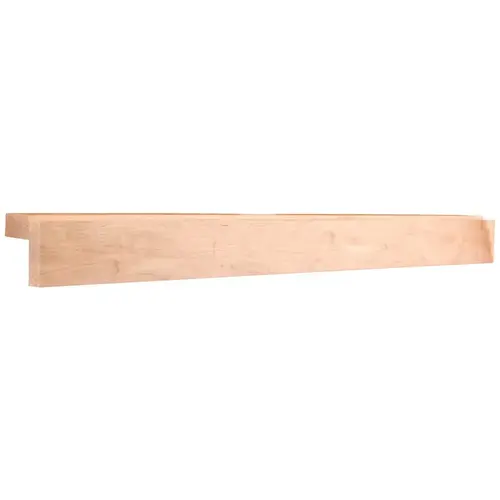 2-1/8" D x 2-1/8" H Alder Shaker Light Rail Moulding - 96" Length 2-1/8" D x 2-1/8" H Alder Shaker Light Rail Moulding - 96" Length